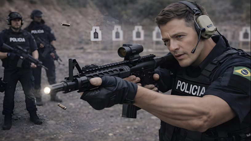 Ernesto Kenji Igarashi destaca a reciclagem periódica em tiro operacional para redução de riscos.