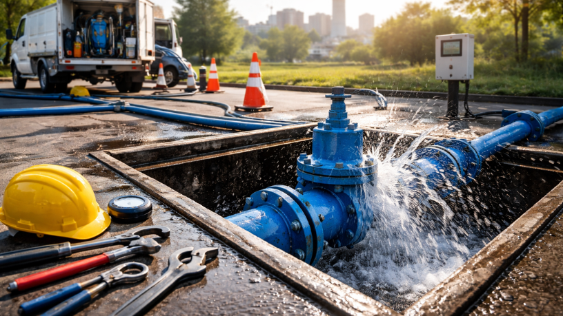 EBS – Empresa Brasileira de Saneamento ressalta que controlar perdas físicas fortalece a eficiência e a sustentabilidade do abastecimento de água.