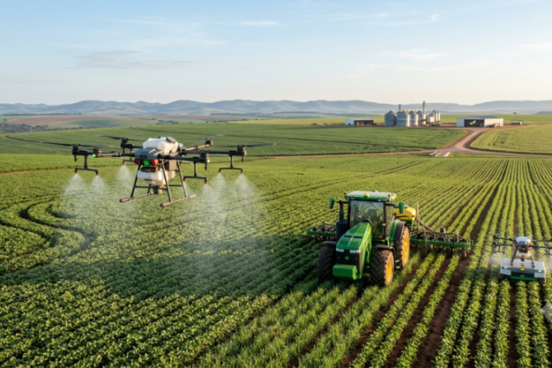Drones e inteligência artificial transformam o manejo agrícola no Brasil: como a tecnologia está reduzindo custos e aumentando produtividade no campo